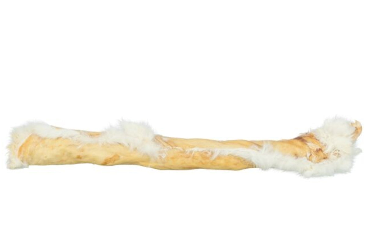 Trixie Rabbit Skin Roll with Fur 100g