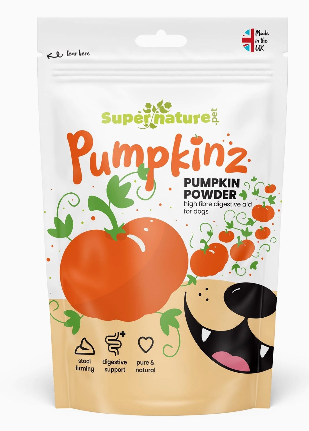 Supernature Pumpkinz Dried Pumpkin Powder For Dogs 250g