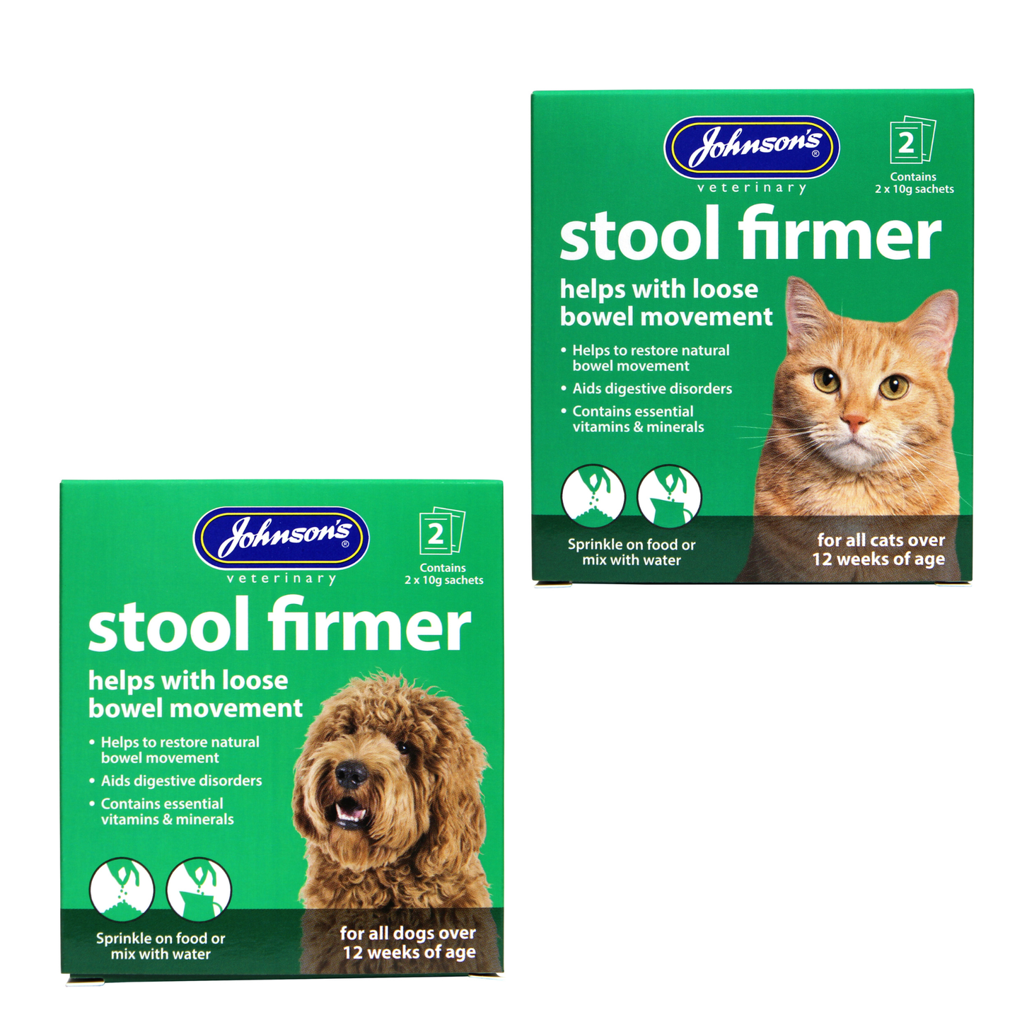 Johnson's Veterinary Stool Firmer for Cats & Dogs