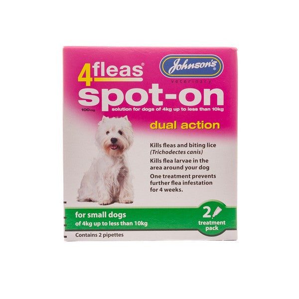 JVP 4 Fleas Spot On for Dogs & Cats