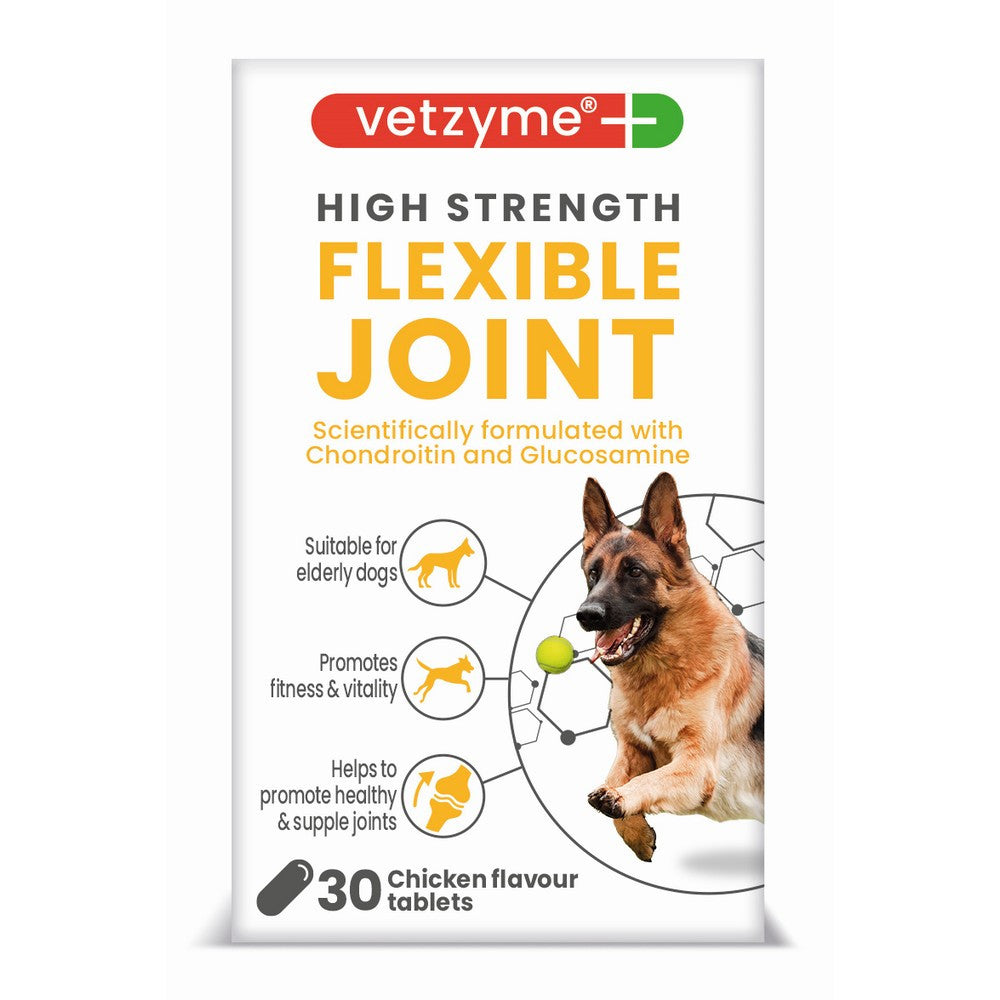 Vetzyme Flexible Joint Oil, Tablets & High Strength