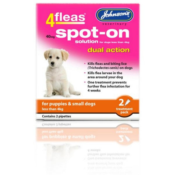 JVP 4 Fleas Spot On for Dogs & Cats