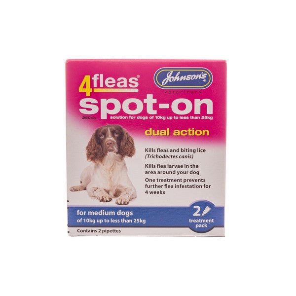 JVP 4 Fleas Spot On for Dogs & Cats