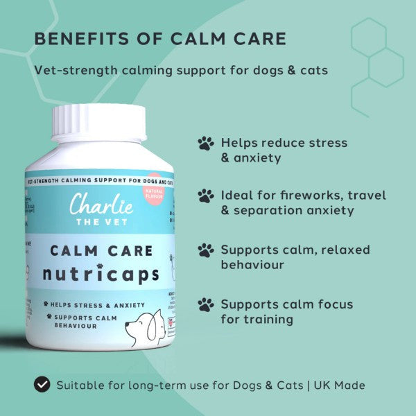 Charlie The Vet Calm Care Nutricaps 50 capsules