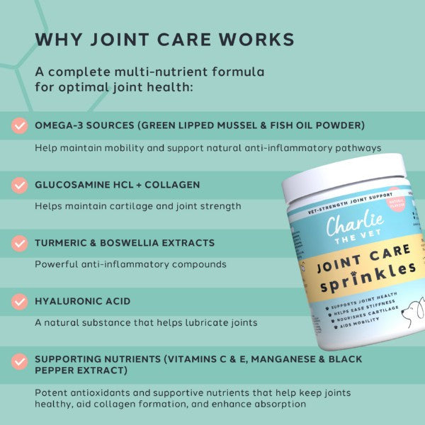 Charlie The Vet Joint Care Sprinkles 100g