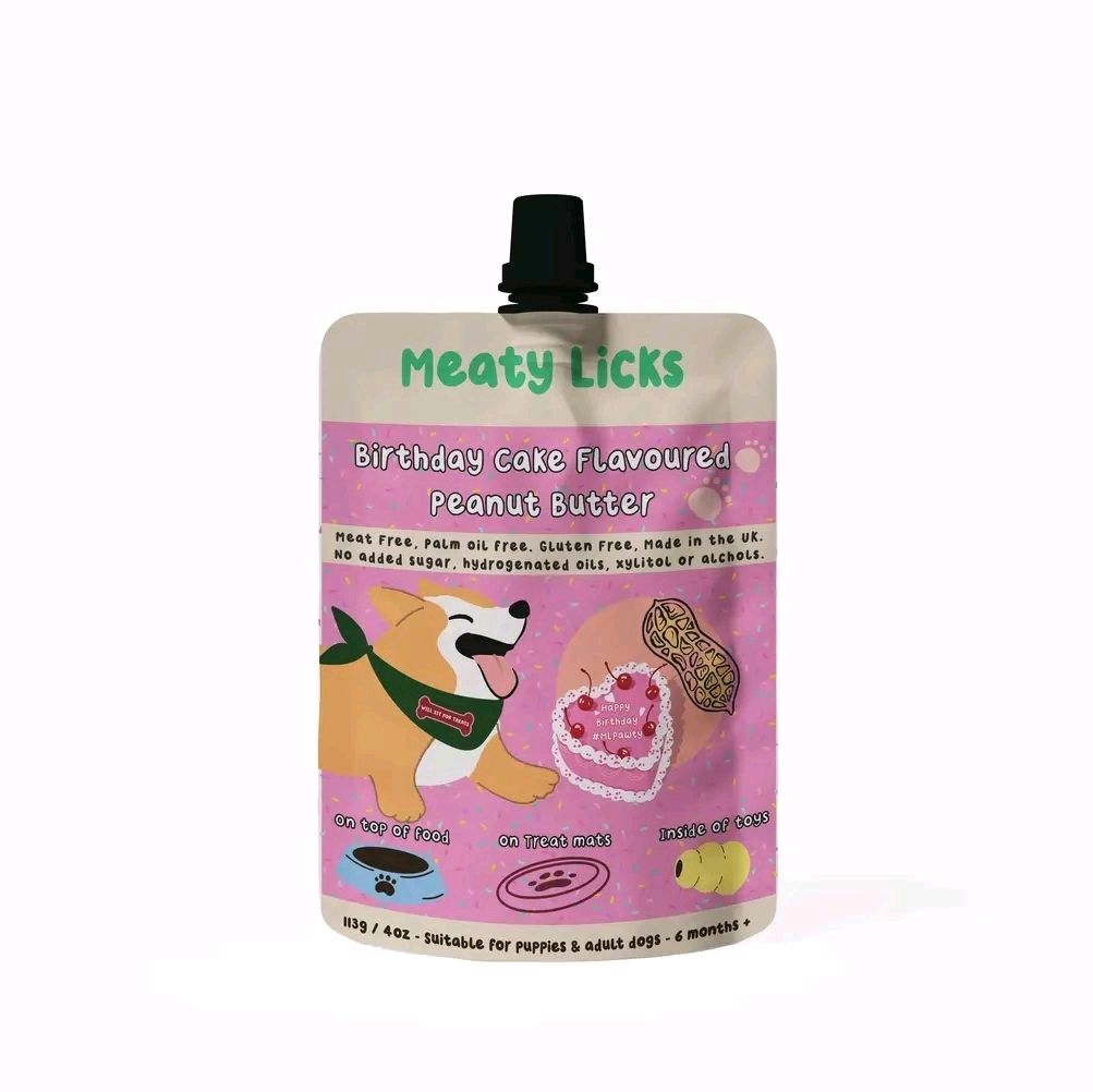Meaty Licks Flavoured Peanut Butter for Dogs