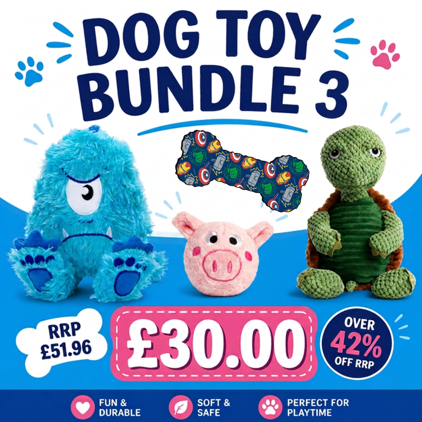 SATURDAY EXCLUSIVE DOG TOY BUNDLES