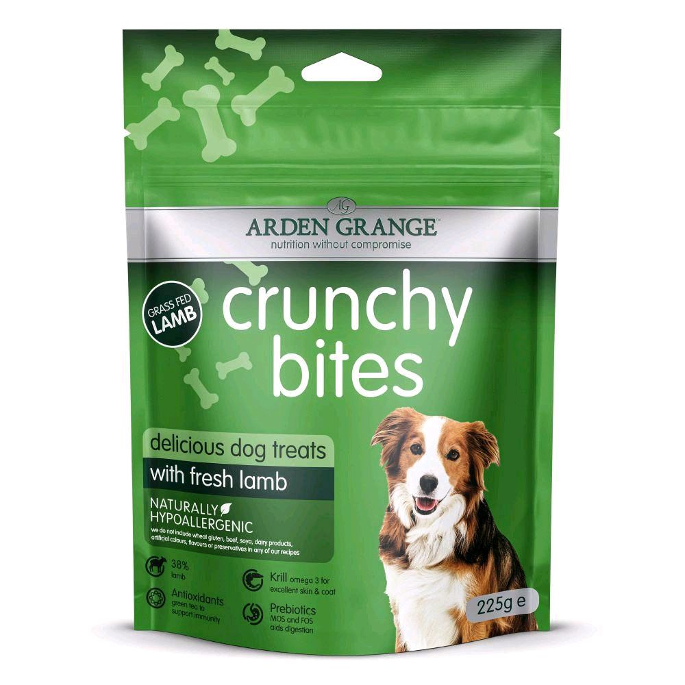 Arden Grange Crunchy Bites Dog Treats 225g