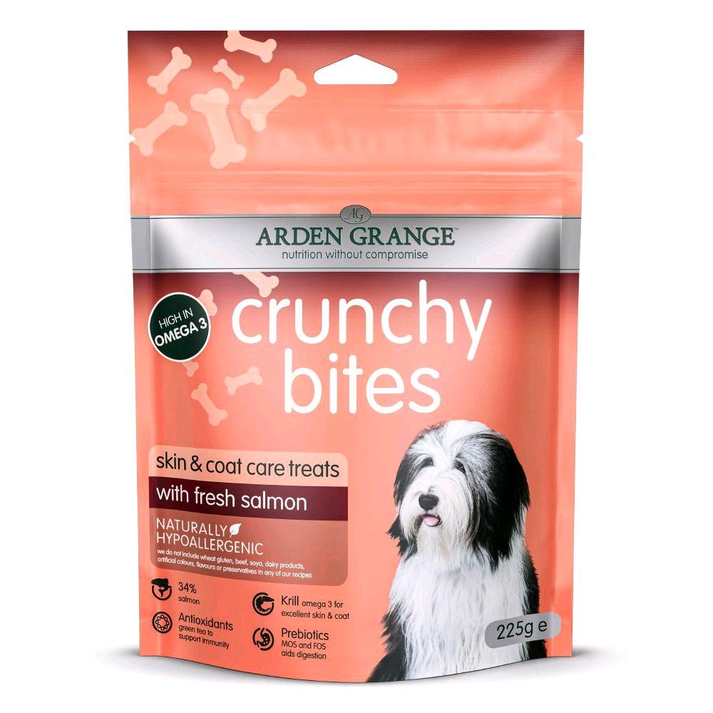 Arden Grange Crunchy Bites Dog Treats 225g