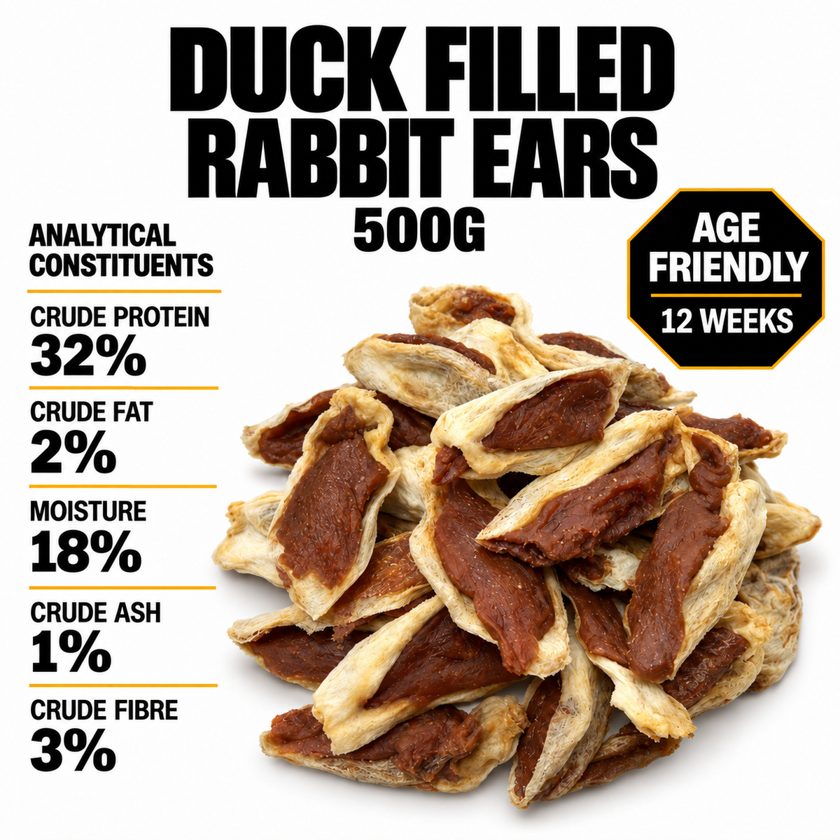 Duck filled Rabbit Ears