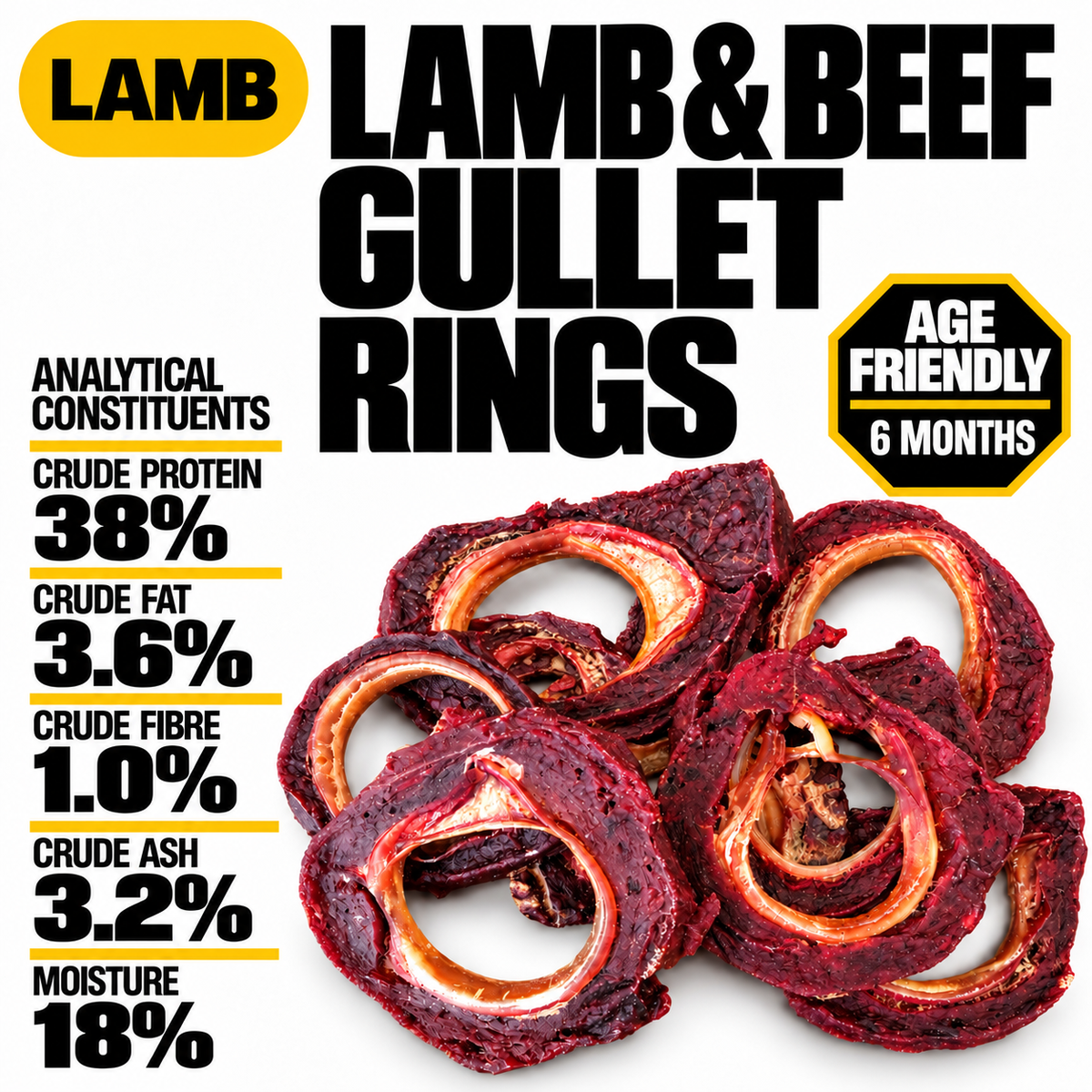 Lamb & Beef Gullet Rings