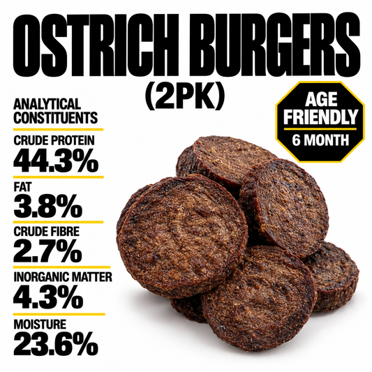 Ostrich Burgers (2 pack)