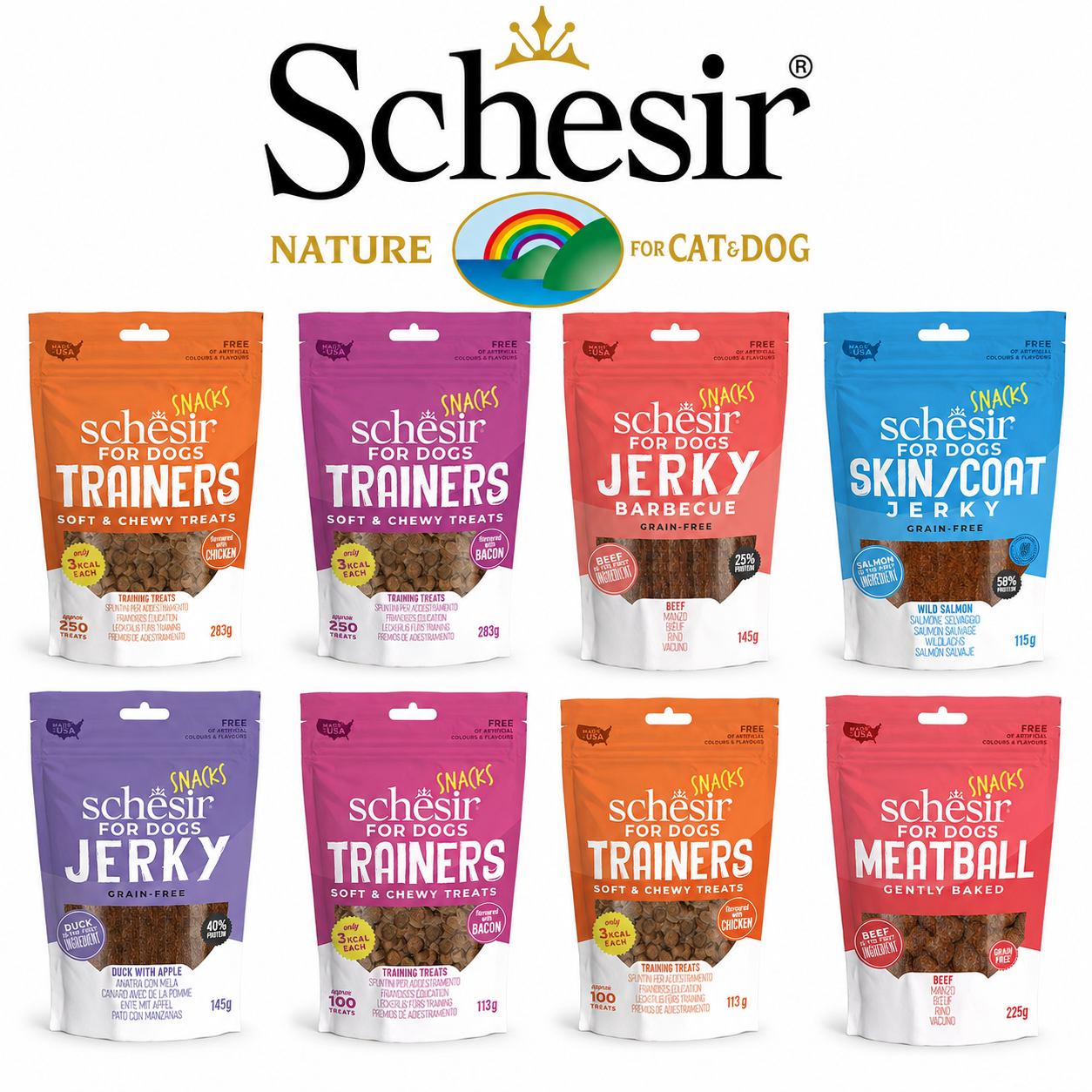 Schesir's Dog Treats Soft & Meaty