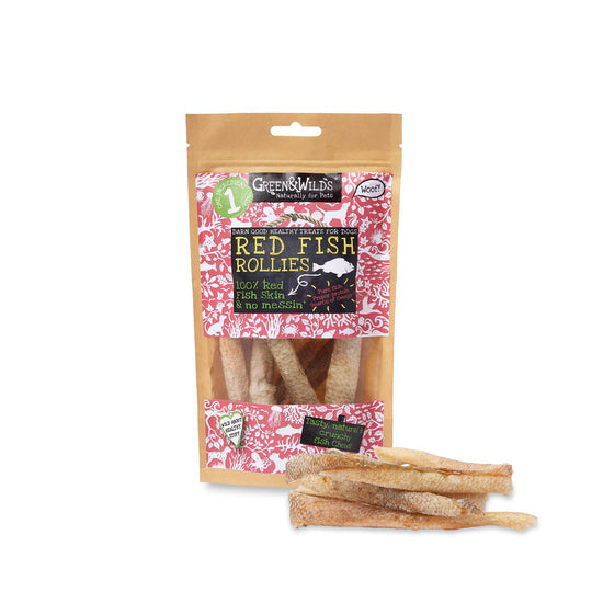 Green & Wilds Dog Treats Fish Collection
