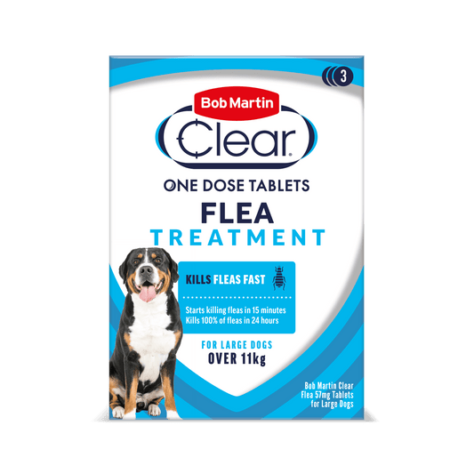 Bob Martin Clear Flea Tablets for LARGE Dogs over 11kg