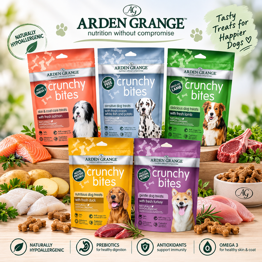 Arden Grange Crunchy Bites Dog Treats 225g