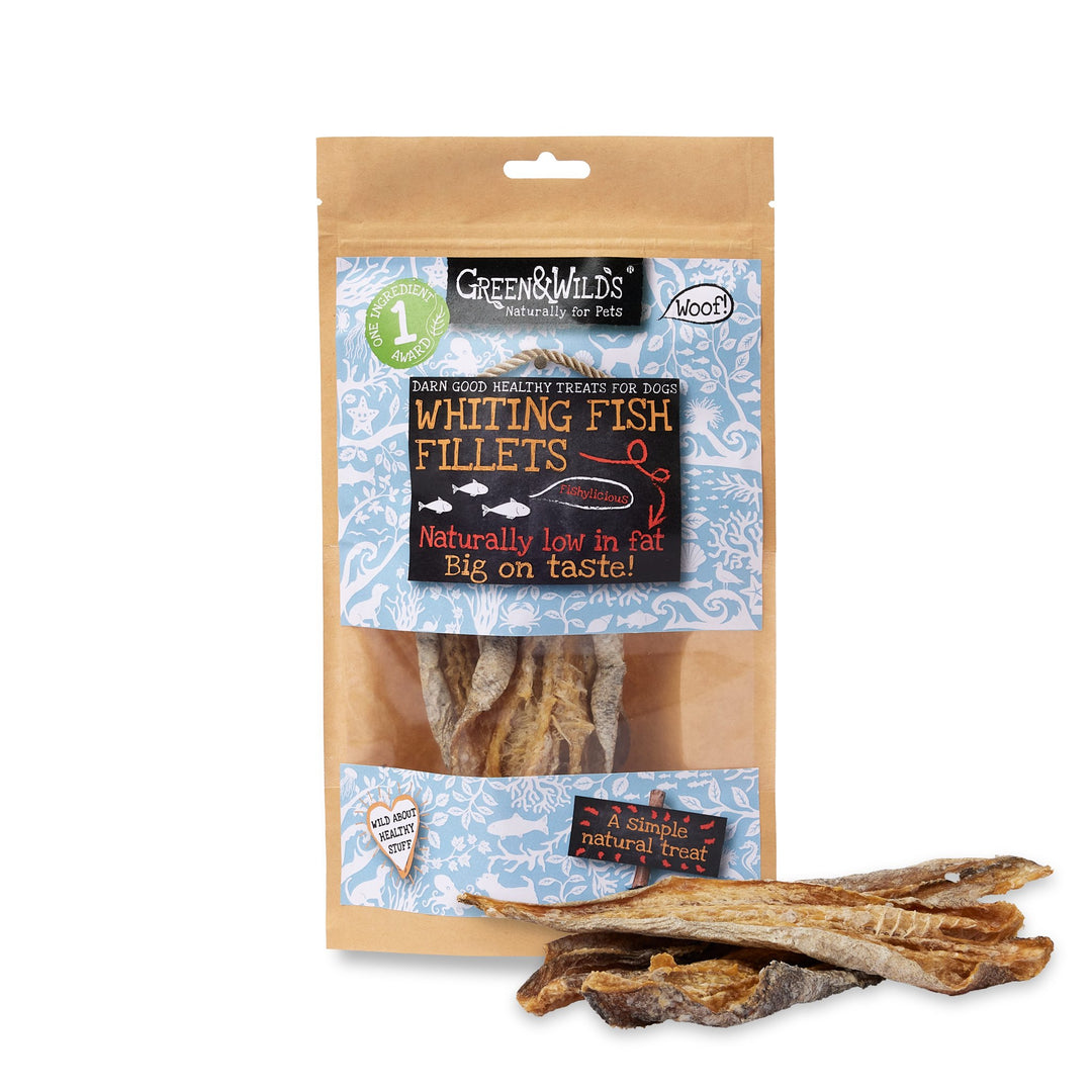 Green & Wilds Dog Treats Fish Collection