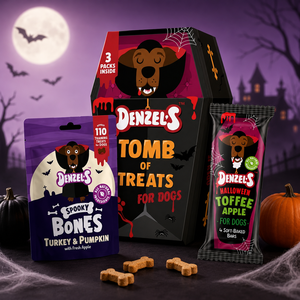 Denzels Halloween Dog Treats
