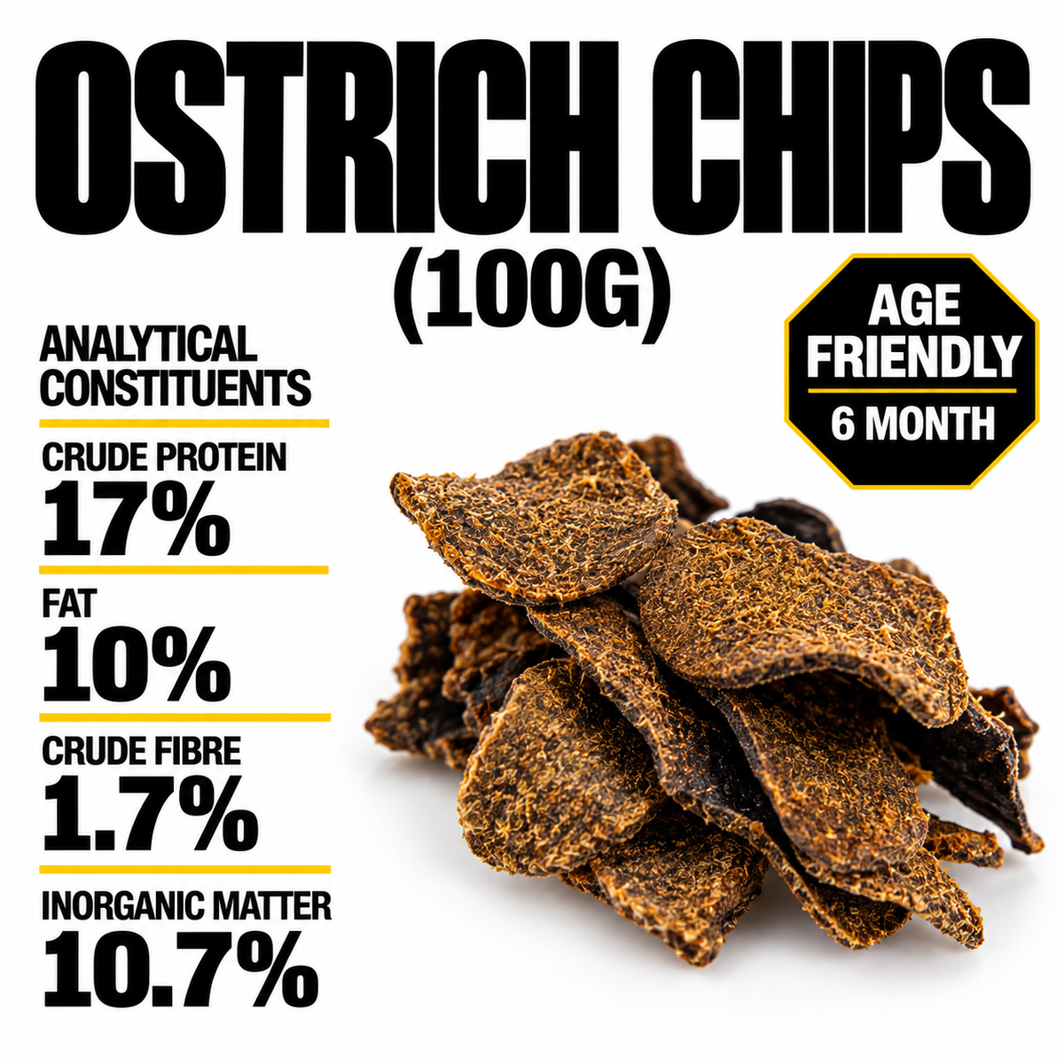Ostrich Chips (100g)