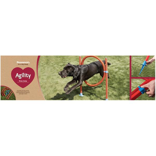 Dog Agility Hoop Jump with Bag