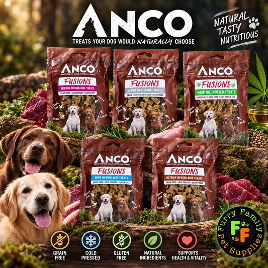 Anco Fusions Dog Treats Inc Hemp Oil Infused 100g