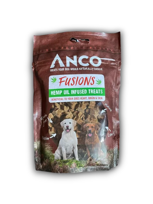 Anco Fusions Dog Treats Inc Hemp Oil Infused 100g