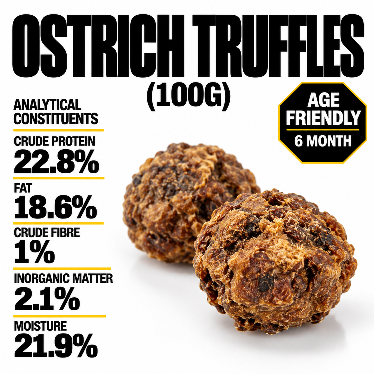 Ostrich Truffles (100g)