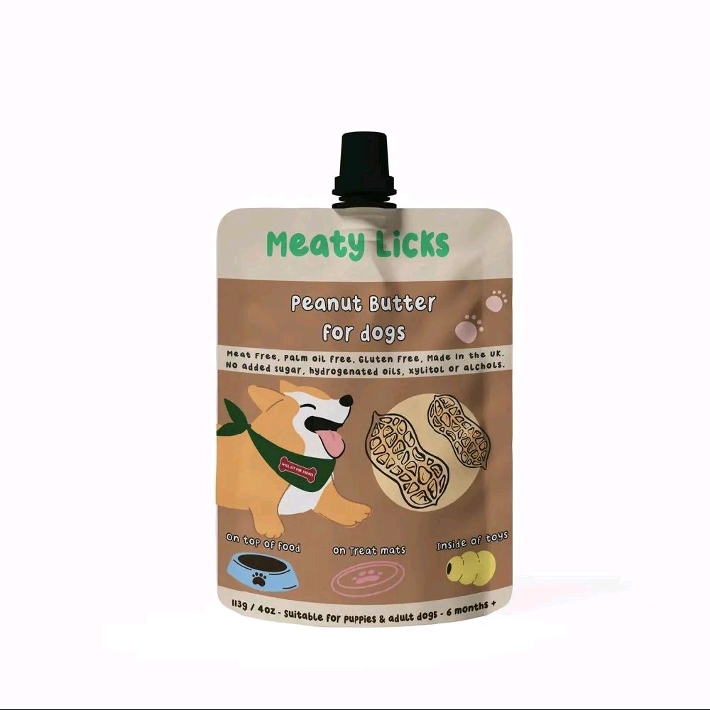 Meaty Licks Flavoured Peanut Butter for Dogs