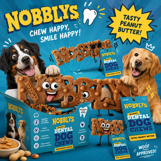 Nobblys Peanut Butter Vegan Dog Treats