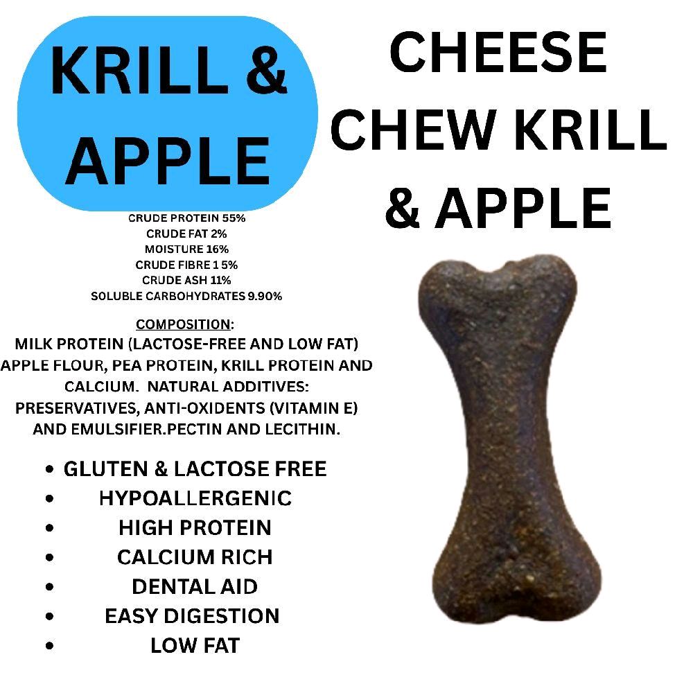Riverside (Plutos) Cheese Chews Long Lasting Lactose Free Hypoallergenic Low Fat Dog Treat