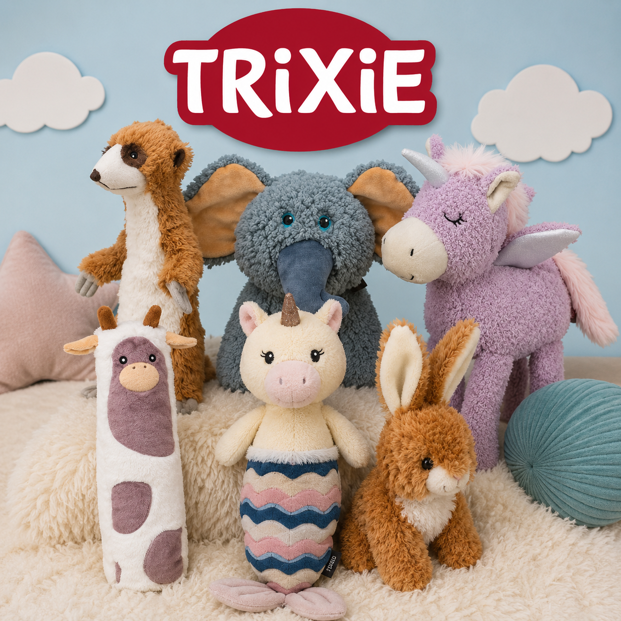Trixie Plush Dog Toys