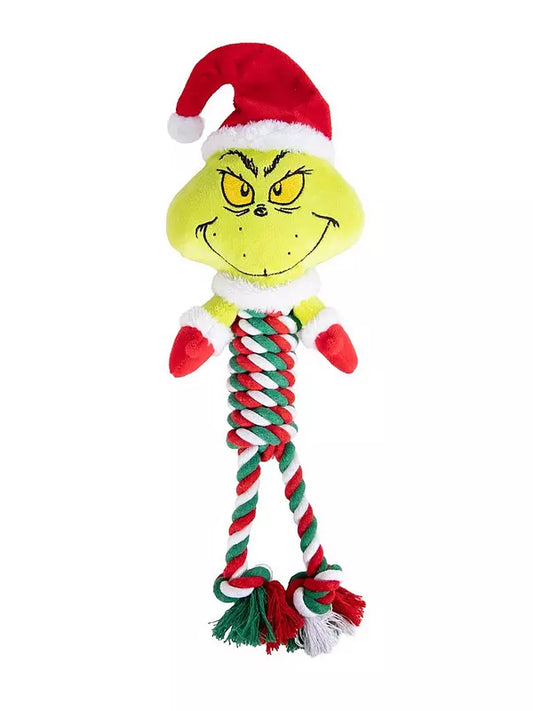 Rosewood Grinch Rope Body Dog Toy