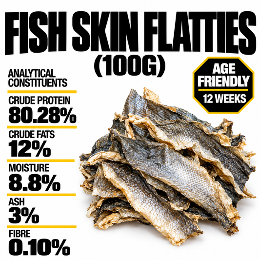 Fish Skin Flatties (100g)