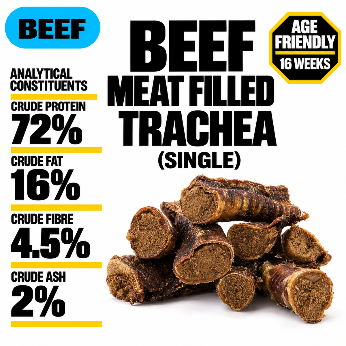 Meat Filled Trachea (single)