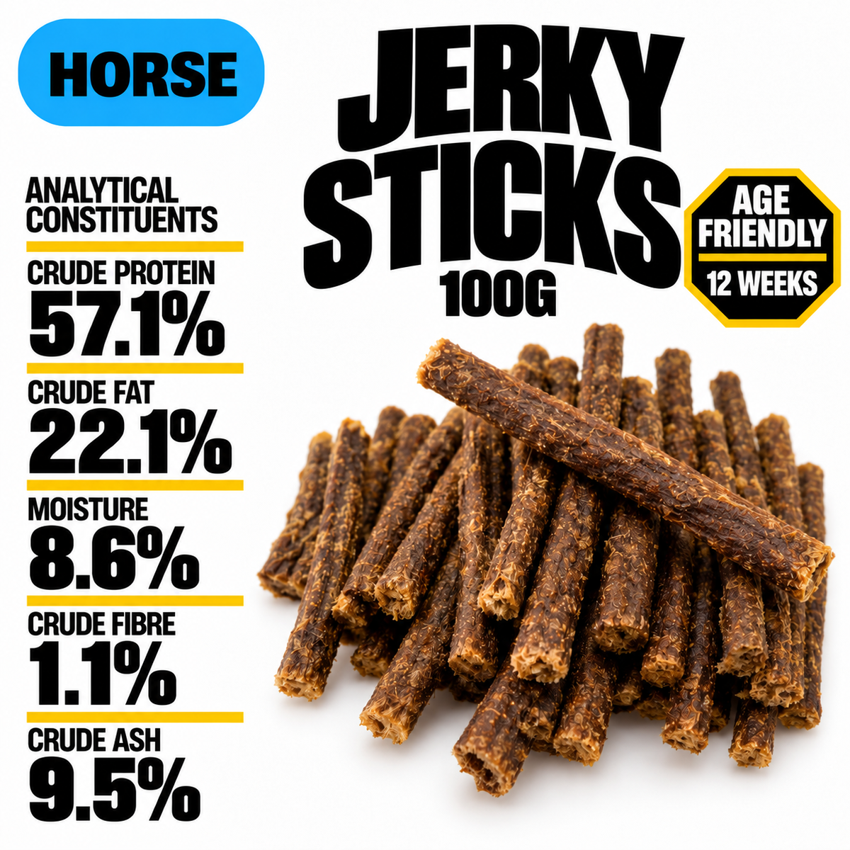 Horse Jerky Sticks 200g