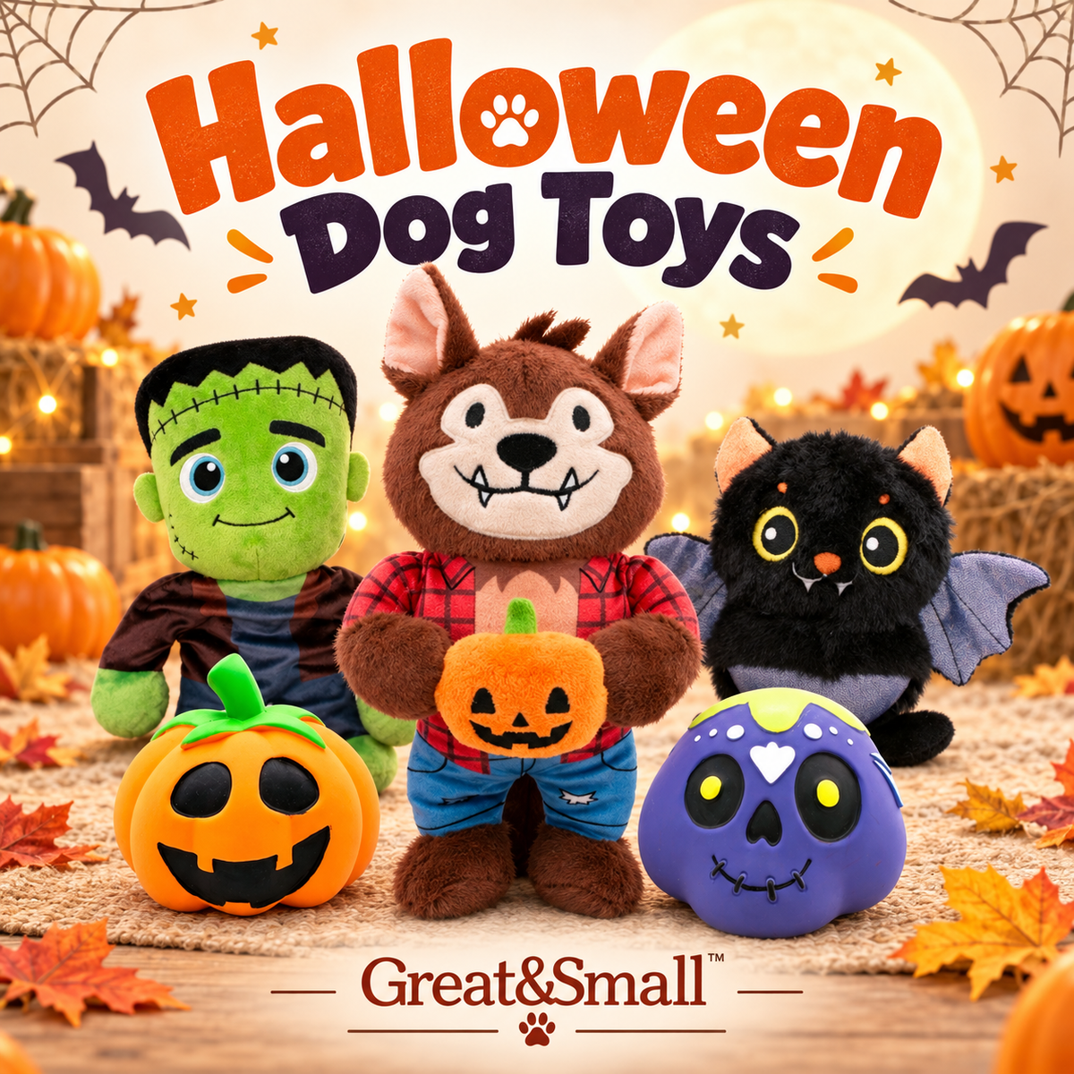 Great & Small Halloween Dog Toys