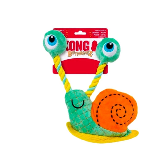 Kong Bendeez Snail Dog Toy