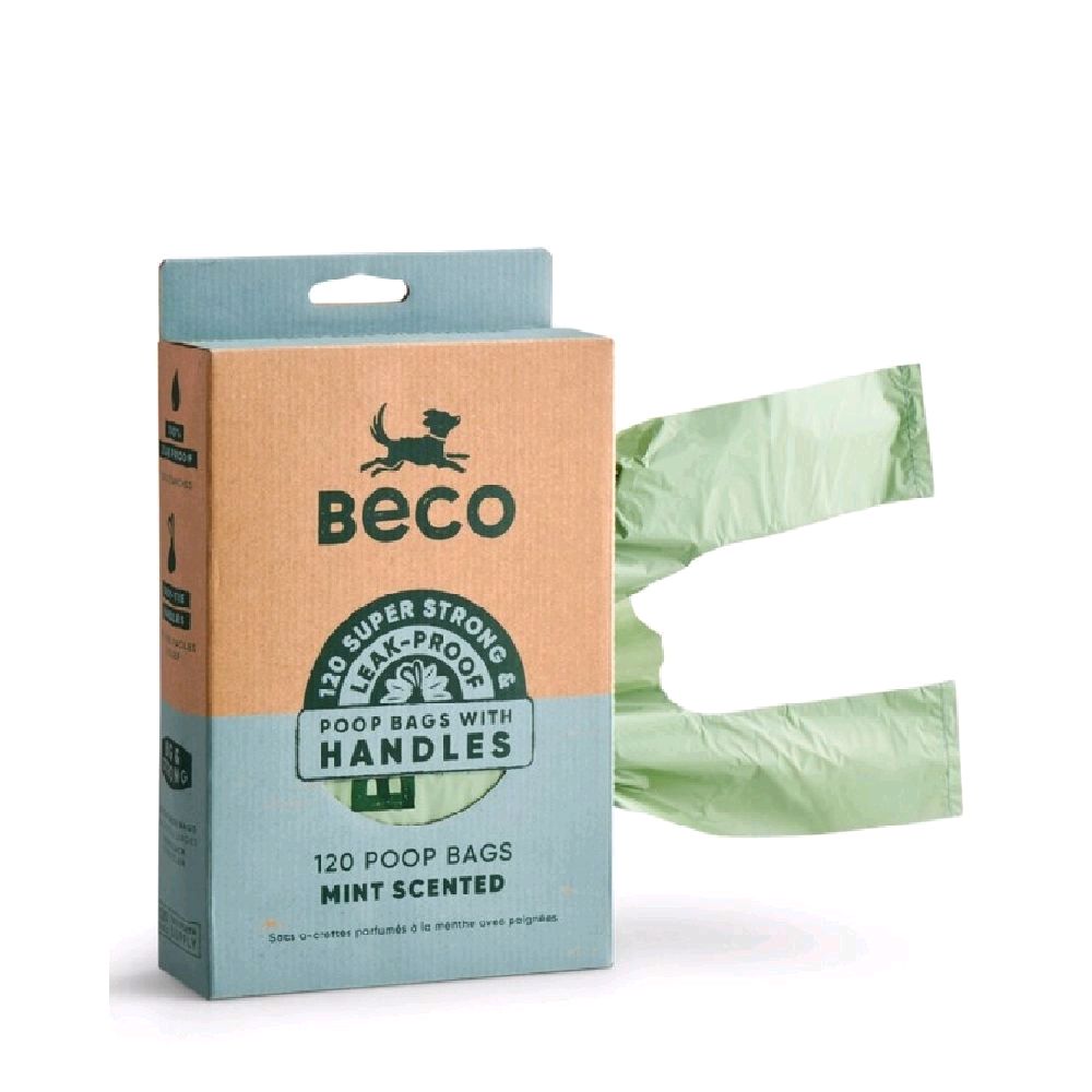 Beco Dog Poo Bags Mint Scented