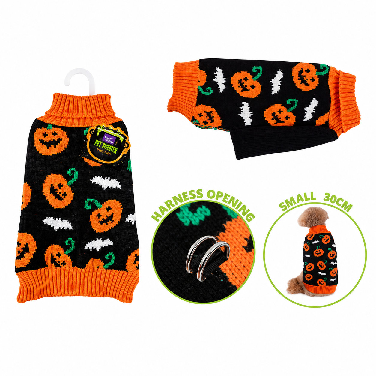 Halloween Dog Jumper Sizes S,M,L