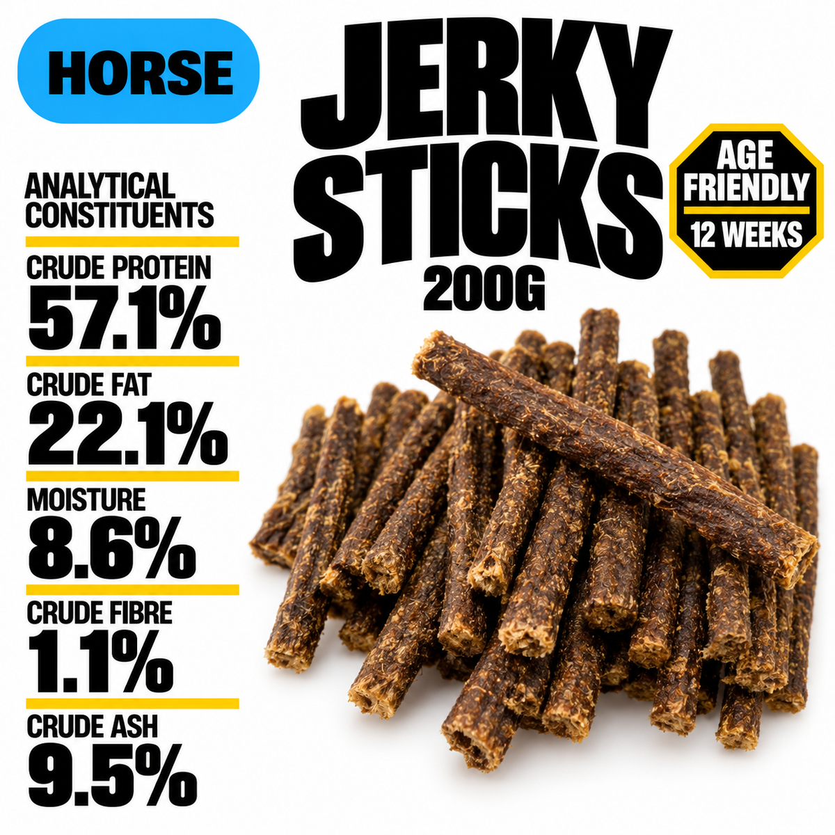 Horse Jerky Sticks 200g