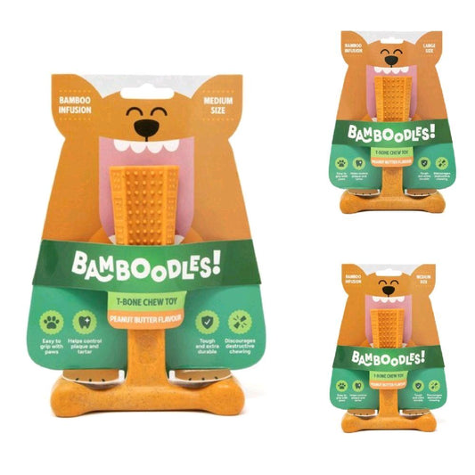 Bamboodles Dog Toy Peanut Butter Flavour