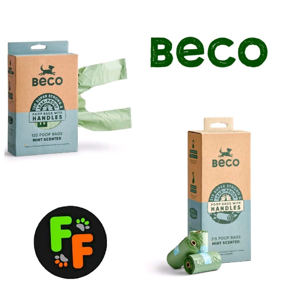 Beco Dog Poo Bags Mint Scented