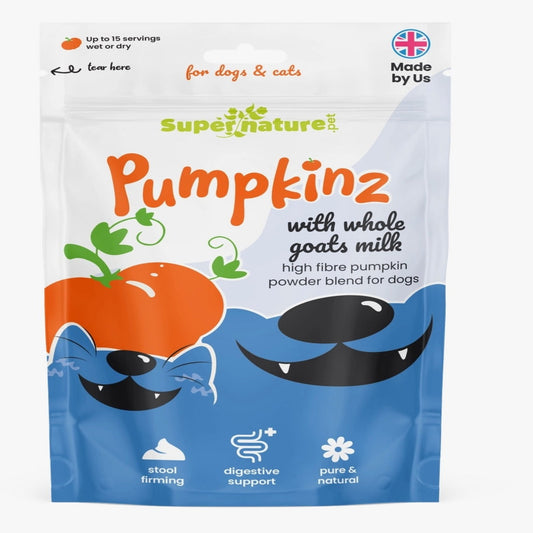 Supernature Pumpkinz Dried Pumpkin Powder with Goats Milk for Dogs