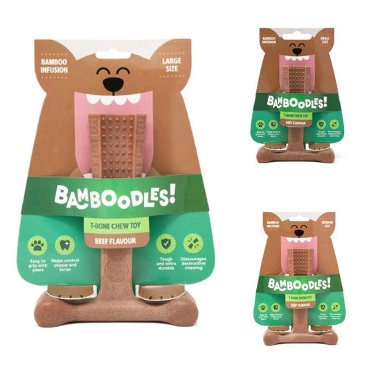 Bamboodles Dog Toy Beef Flavour