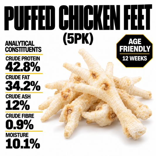 Chicken Feet Puffed 5 Pack