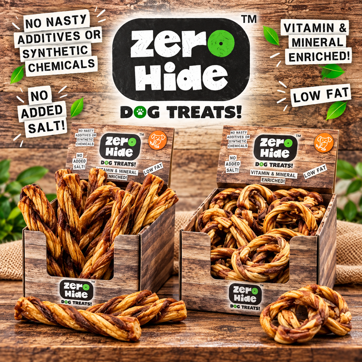 Zero Hide Dog Treats