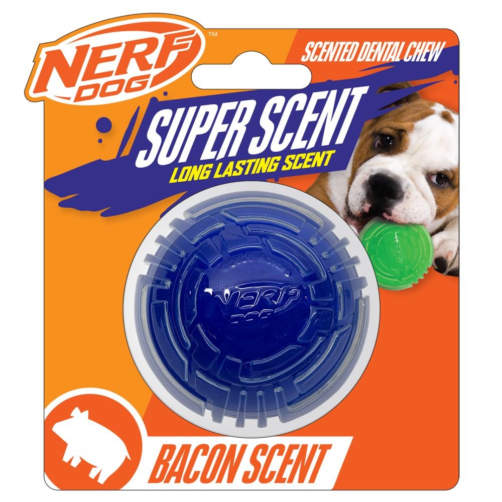 Nerf Dog Toy Bacon Scented Ball