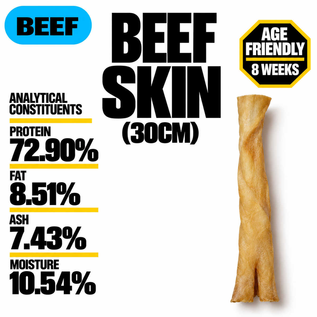 Beef Skin Large 30cm (single)