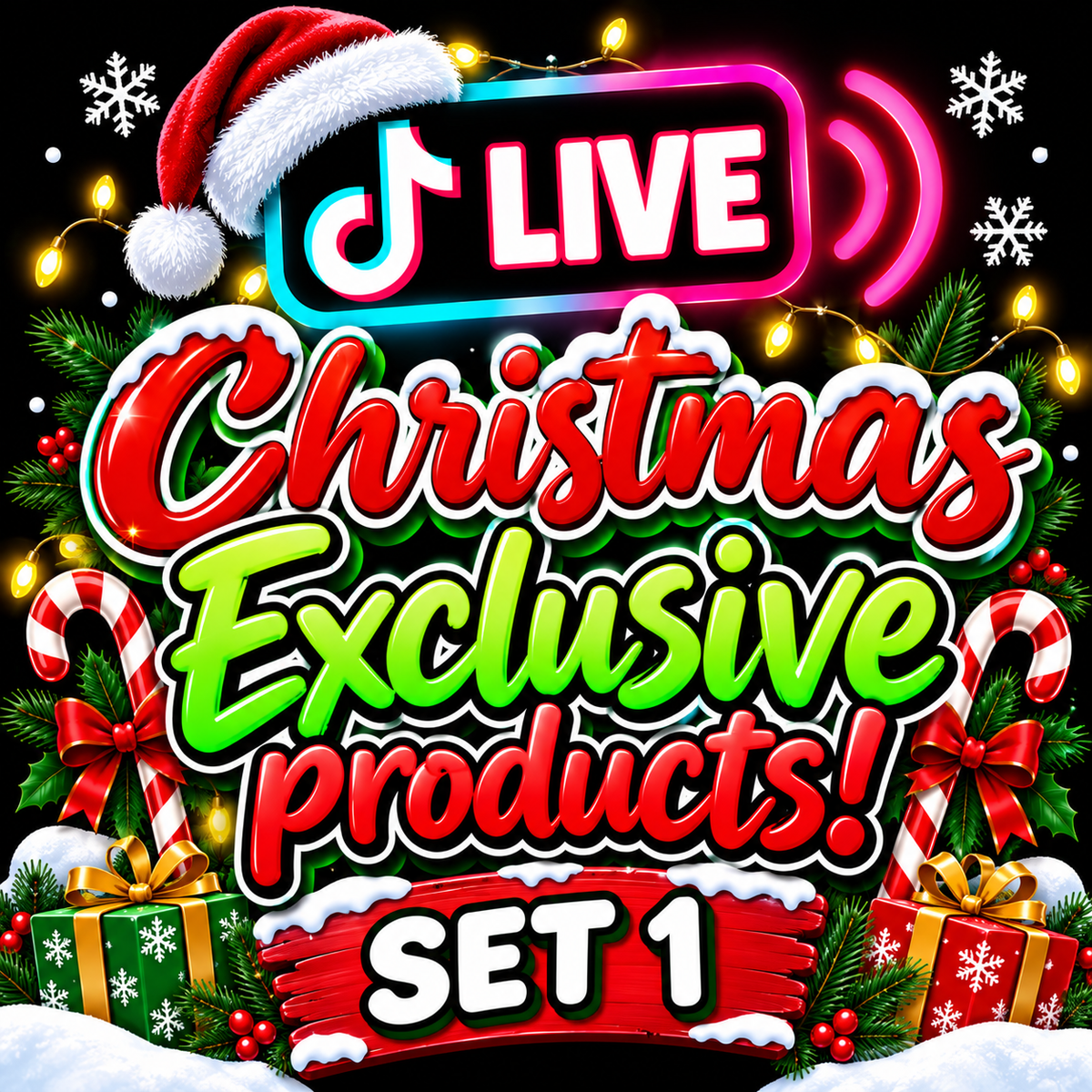 TIKTOK LIVE EXCLUSIVE PRODUCT SET