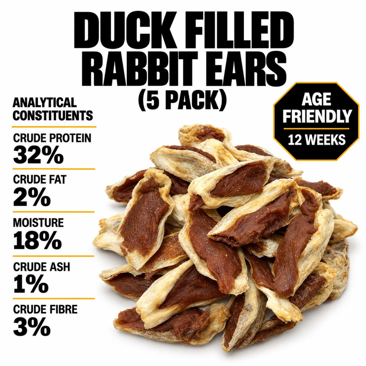 Duck filled Rabbit Ears